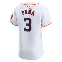 Houston Astros Jeremy Peña White Home Elite Player Jersey