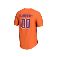 Clemson Tigers Collegiate Soccer NIL Pick-A-Player Fashion Jersey - Orange/Purple