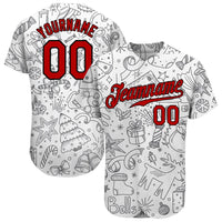 Personalized Name Number Holiday Graphic Print Jersey Shirt, Custom Christmas Baseball Jersey, Xmas Sports Uniform for Men Women