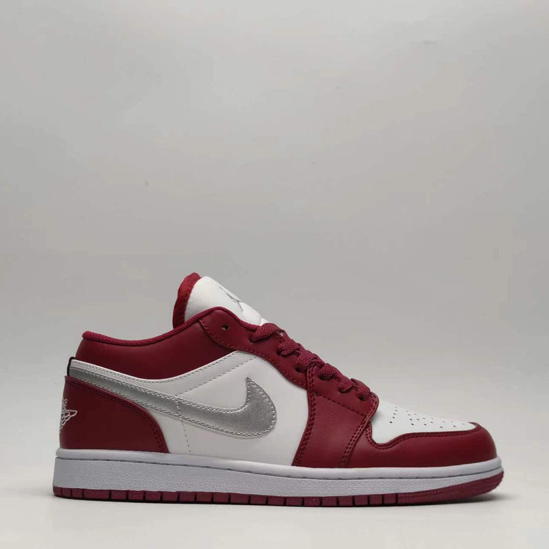 Low Top Sneakers, Burgundy Colorway, Lace Up Design, Casual Gift for Sneaker Fans