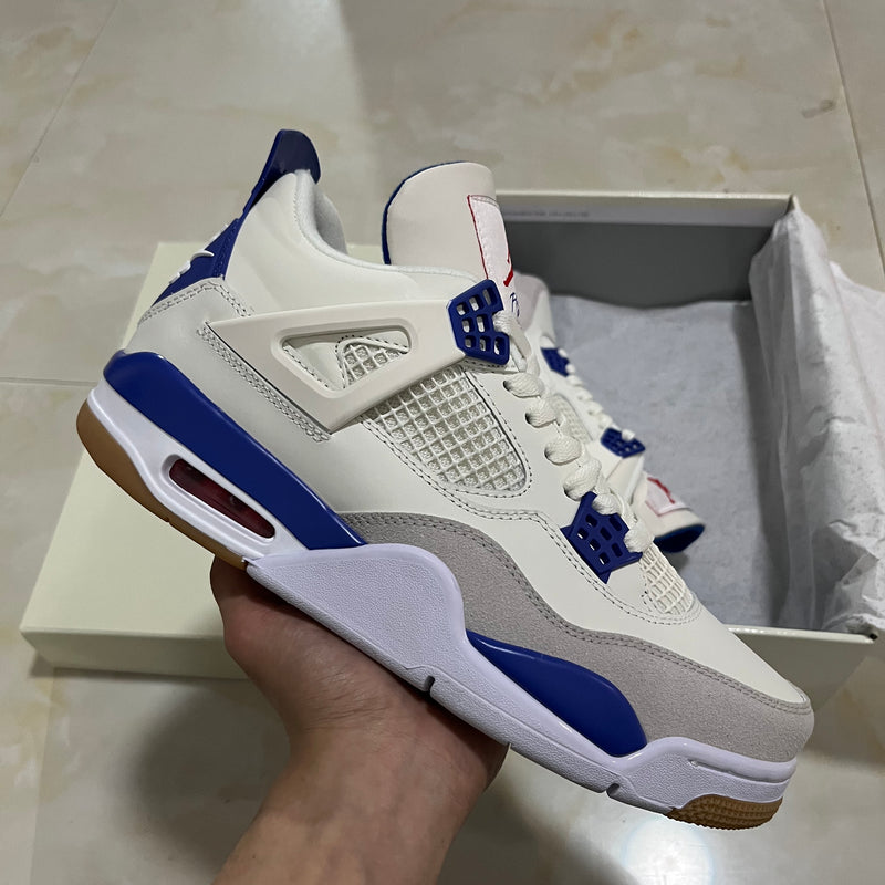 Sneakers, Blue White Colorway, Lace Up Design, Casual Gift for Sneaker Fans