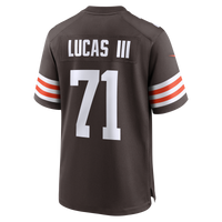 Cleveland Browns Cornelius Lucas Brown Team Game Jersey