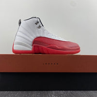 Sneakers, White Red Colorway, Lace Up Design, Casual Gift for Sneaker Fans