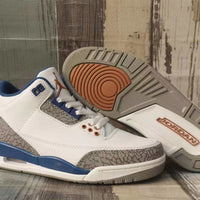 Sneakers, Blue White Colorway, Lace Up Design, Casual Gift for Sneaker Fans