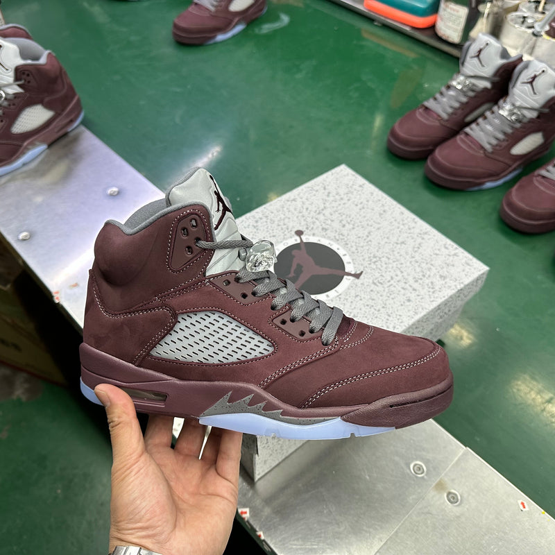 Sneakers, Burgundy Colorway, Leather Footwear, Lace Up Design, Casual Gift for Sneaker Fans