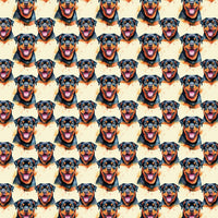 Playful Dog Face Gift Wrap, Rottweiler Wrapping Paper, Rottweiler Holiday Present Paper, Puppy Christmas Wrapping Paper, Dog Lover Gift Wrap