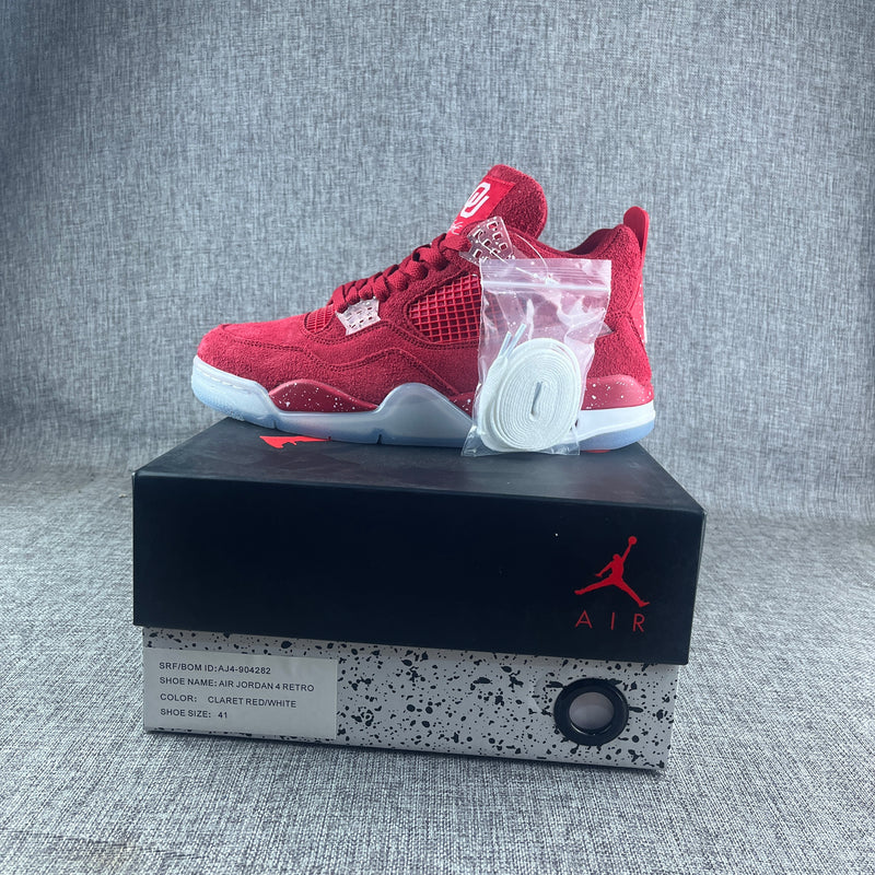 Sneakers, Red Colorway, Lace Up Design, Casual Gift for Sneaker Fans