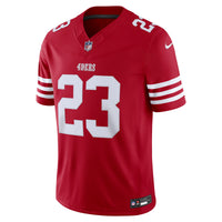 San Francisco 49ers Christian McCaffrey Scarlet Team Stitched Limited Jersey