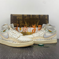 High Top Sneakers, Off White Yellow Colorway, Leather Footwear, Lace Up Design, Casual Gift for Sneaker Fans