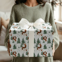 Watercolor Dog Gift Wrap, Cavalier King Charles Spaniel Christmas Wrapping Paper, Holiday Puppy Wrapping Paper Roll, Dog Lover Present Wrap