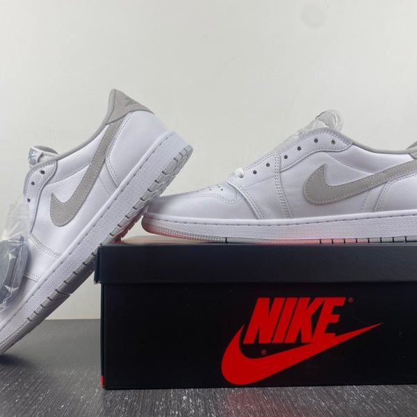 Low Top Sneakers, White Gray Colorway, Lace Up Design, Casual Gift for Sneaker Fans