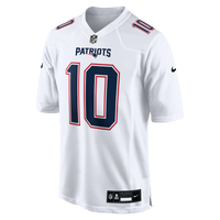 New England Patriots Drake Maye Tundra White Game Jersey