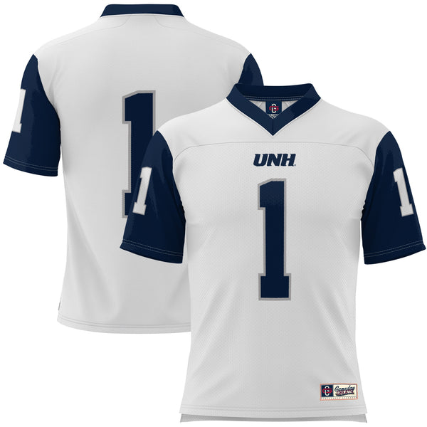 #1 New Hampshire Wildcats Football Jersey - White