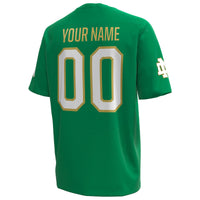 Notre Dame Fighting Irish Custom Replica Football Jersey - Kelly Green
