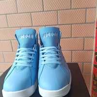 Sneakers, Blue White Colorway, Lace Up Design, Casual Gift for Sneaker Fans