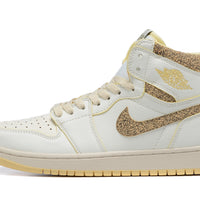 Sneakers, White Beige Colorway, Lace Up Design, Casual Gift for Sneaker Fans