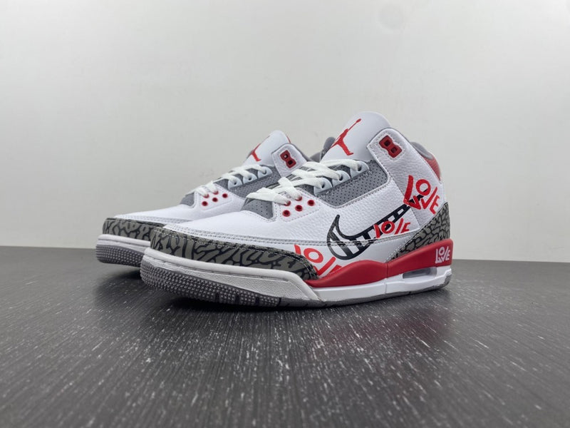 Sneakers, White Red Gray Colorway, Lace Up Design, Casual Gift for Sneaker Fans