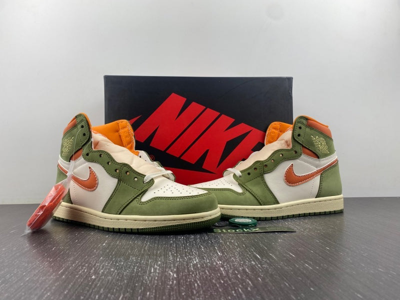 Sneakers, Off White Green Colorway, Lace Up Design, Casual Gift for Sneaker Fans