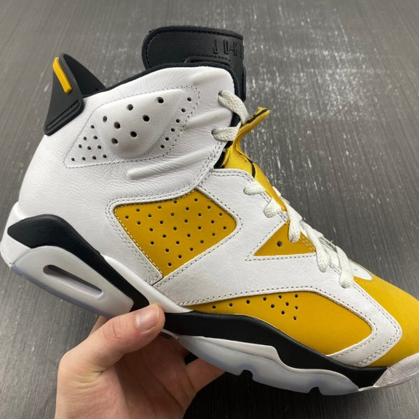 Sneakers, White Black Yellow Colorway, Lace Up Design, Casual Gift for Sneaker Fans