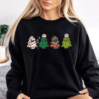 Adorable Festive Stethoscope Holiday Crewneck, Medical Tree Christmas Nurse Sweatshirt, RN Nursing Pullover, Hospital Healthcare Present