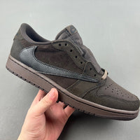 Low Top Sneakers, Black Brown Colorway, Lace Up Design, Casual Gift for Sneaker Fans