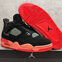Mid Top Sneakers, Red Colorway, Lace Up Design, Casual Gift for Sneaker Fans
