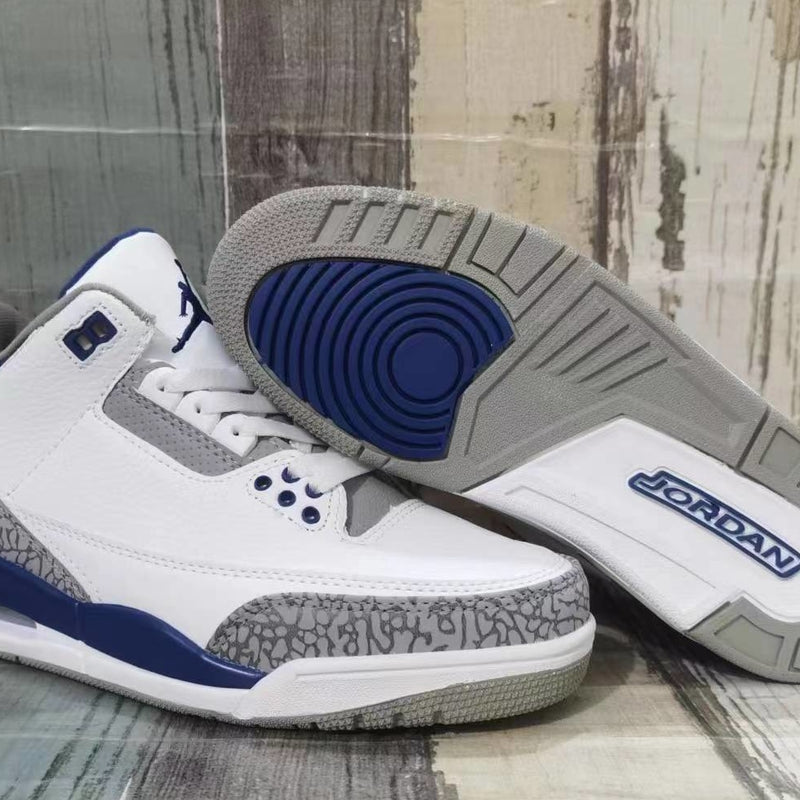 Sneakers, Blue White Colorway, Lace Up Design, Casual Gift for Sneaker Fans