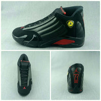 Sneakers, Black Red Colorway, Casual Gift for Sneaker Fans
