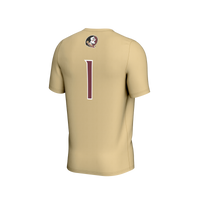 #1 Florida State Seminoles Lightweight Collegiate Soccer Fashion Jersey - Gold