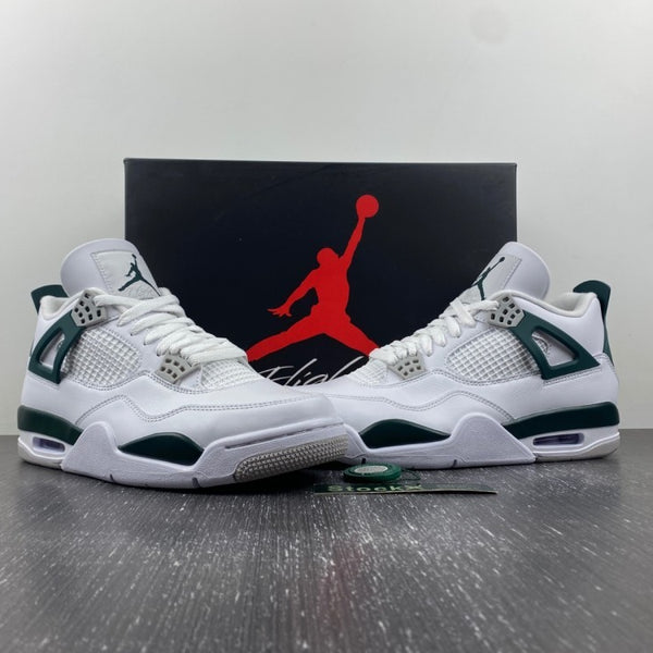 Low Top Sneakers, White Green Gray Colorway, Leather Footwear, Lace Up Design, Casual Gift for Sneaker Fans