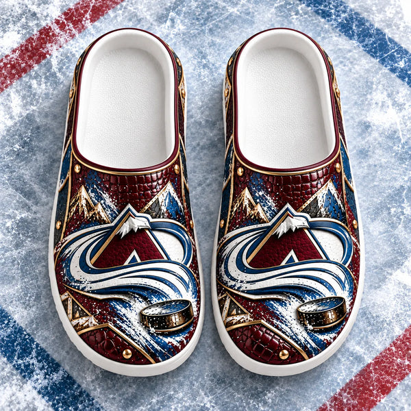 COL Mountain Sweep - Burgundy Ice Clog Sandals - main