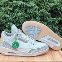 Low Top Sneakers, White Gray Colorway, Lace Up Design, Casual Gift for Sneaker Fans