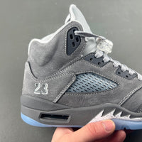 Retro Mid Top Sneakers, Gray Colorway, Lace Up Design, Casual Gift for Sneaker Fans