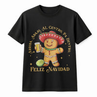 Humorous Mexican Christmas Shirt, Feliz Navidad Gingerbread T-Shirt, Holiday Gingerbread Man Tee, Adorable Xmas Gingerbread T-Shirt, Party Present