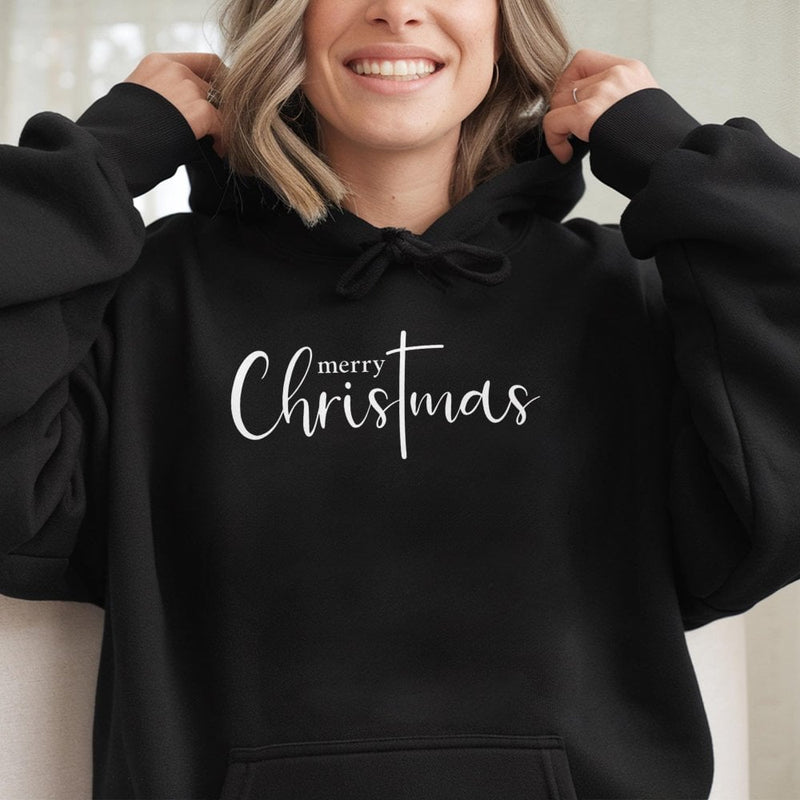 Religious Faith Hoodie, Christian Cross Christmas Hoodie, Merry Christmas Hooded Sweatshirt, Jesus Holiday Hoodie, Christian Present