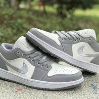Low Top Sneakers, Gray Colorway, Lace Up Design, Casual Gift for Sneaker Fans