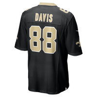 New Orleans Saints Shaquan Davis Black Game Jersey