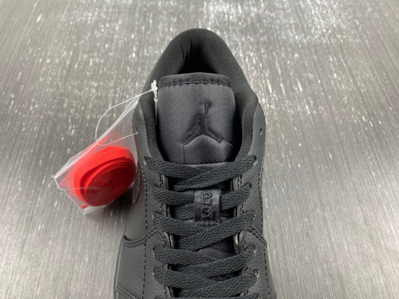 Low Top Sneakers, Black Colorway, Lace Up Design, Casual Gift for Sneaker Fans
