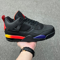 Retro Basketball Shoes, Black Colorway, Gradient Colorway, Lace Up Design, Casual Gift for Shoe Lovers