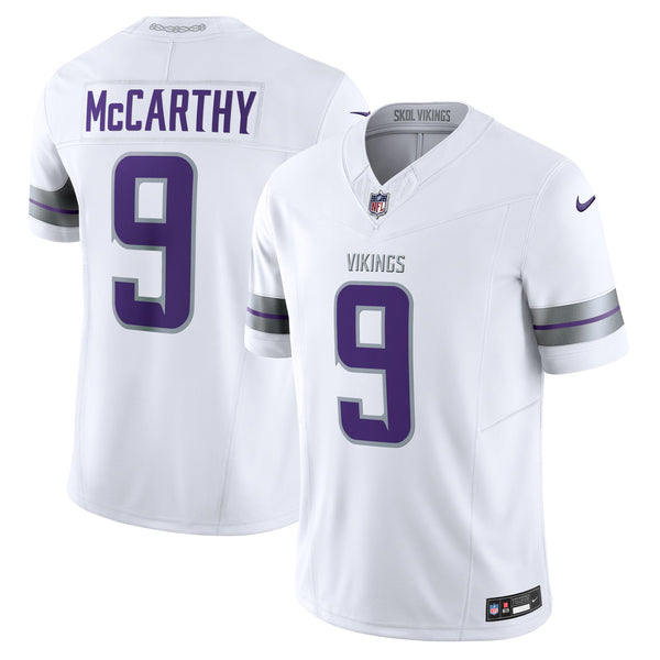 Minnesota Vikings J.J. McCarthy White Limited Jersey