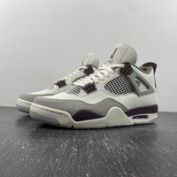 Sneakers, Burgundy White Gray Colorway, Leather Footwear, Lace Up Design, Casual Gift for Sneaker Fans