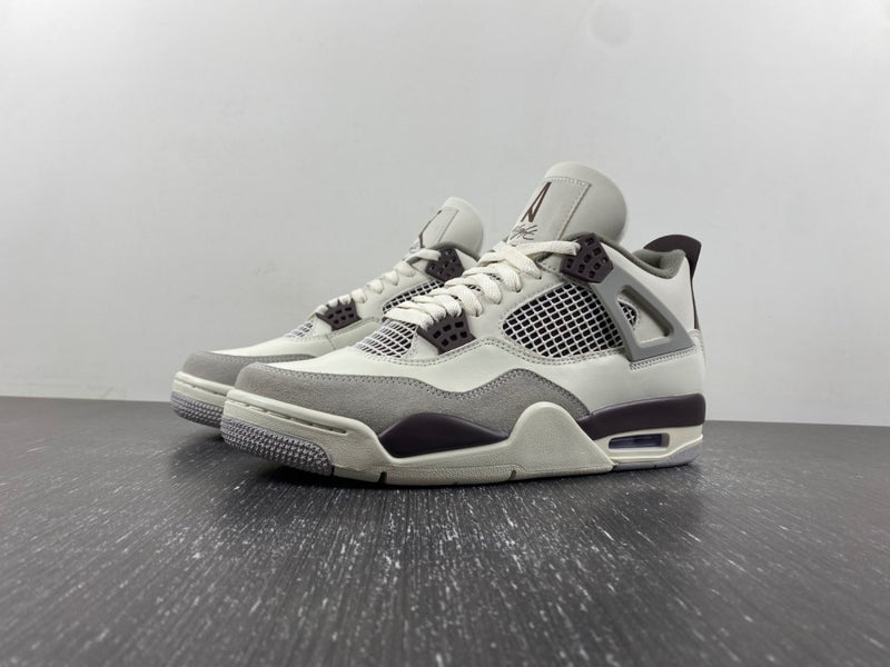Sneakers, Burgundy White Gray Colorway, Leather Footwear, Lace Up Design, Casual Gift for Sneaker Fans
