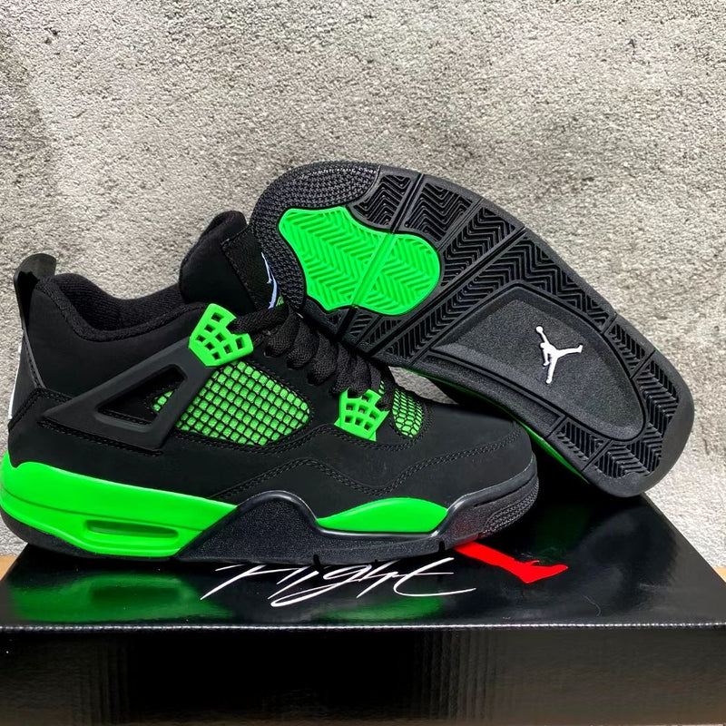 Sneakers, Black Green Colorway, Lace Up Design, Casual Gift for Sneaker Fans