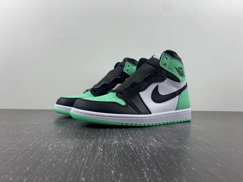 High Top Sneakers, Green Colorway, Glow in the Dark Detail, Lace Up Design, Casual Gift for Sneaker Fans