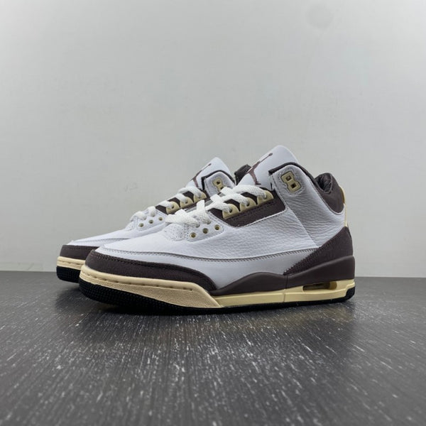 Low Top Sneakers, White Brown Colorway, Lace Up Design, Casual Gift for Sneaker Fans