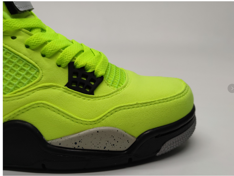 Sneakers, Neon Green Colorway, Lace Up Design, Casual Gift for Sneaker Fans