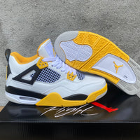 Sneakers, White Black Yellow Colorway, Lace Up Design, Casual Gift for Sneaker Fans