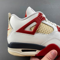 Low Top Sneakers, White Black Red Colorway, Lace Up Design, Casual Gift for Sneaker Fans