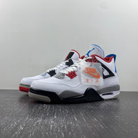 Sneakers, White Black Red Colorway, Lace Up Design, Casual Gift for Sneaker Fans