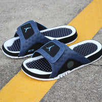 Slides, Navy Blue Colorway, Slip On Design, Casual Gift for Shoe Lovers